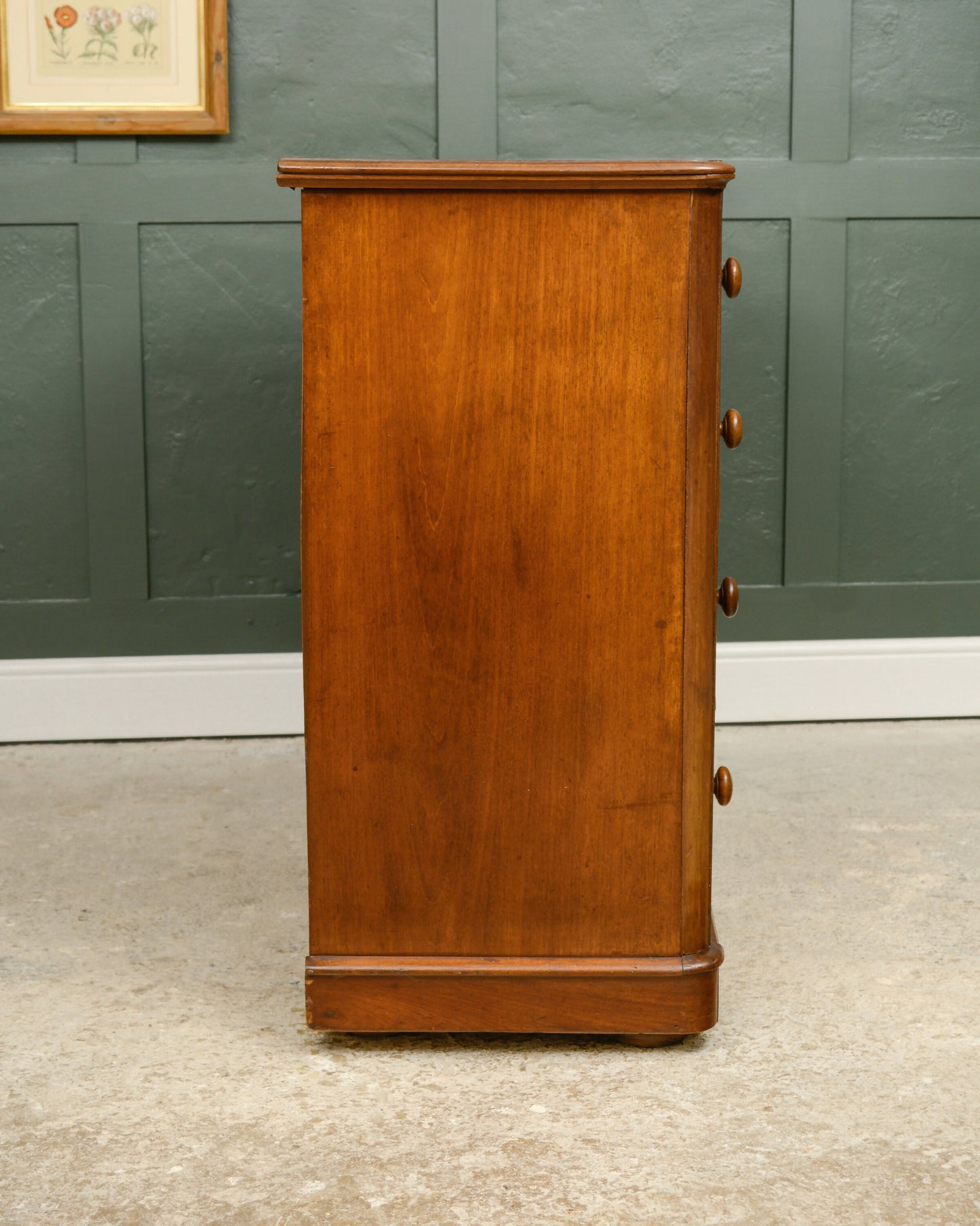 Large Victorian Mahogany Chest of Drawers - 2 Over 3