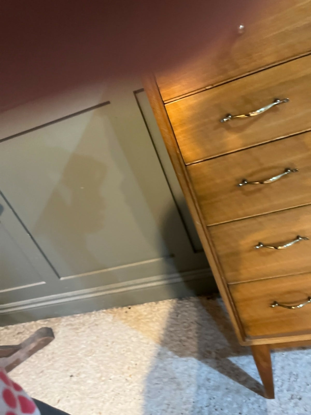 Vintage Chest Of Drawers In Walnut Designed By Alfred Cox & Sold Through Heals