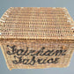 A Large Antique Wicker Log Basket
