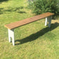 Rustic Painted Wooden Top High Bench Dining Conservatory Patio