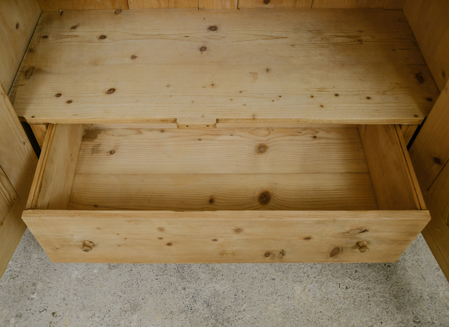 Farmhouse Pine Pantry Larder Cupboard / Housekeepers Cupboard / Wardrobe