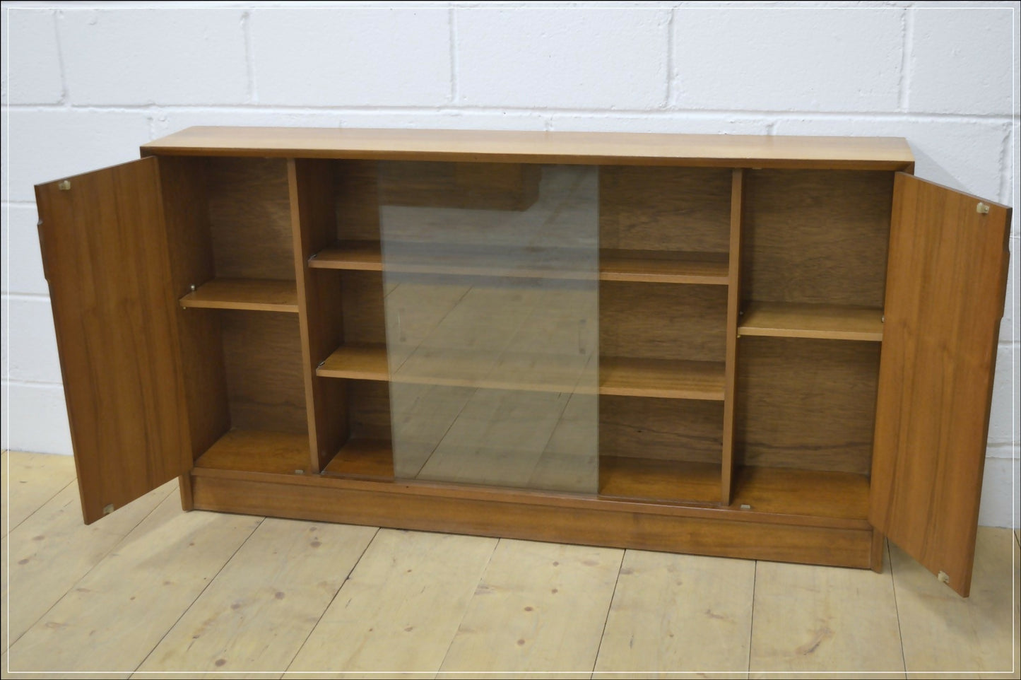 Vintage sideboard bookcase teak Herbert Gibbs EON mid century danish