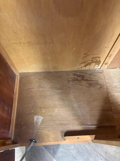 1950's Vintage Walnut Veneered Wardrobe