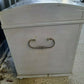 Grey Vintage Pine Blanket Box