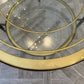High Quality Parisian Round Brass Coffee Table