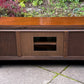 A WOOD BROTHERS OLD CHARM CARVED LIGHT OAK TV CABINET / MEDIA STAND / BASE / UNIT.