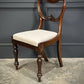 Set of Eight Rosewood Dining Chairs