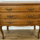 Chest of Drawers Vintage French Louis Oak 3 Drawers Carved Cabinet LOT 6234
