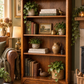 Old Mill Knightsman solid oak bookcase adjustable shelves