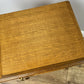 Pair of Bedside Tables Vintage French Louis Oak Nightstands Cabinets LOT 6297