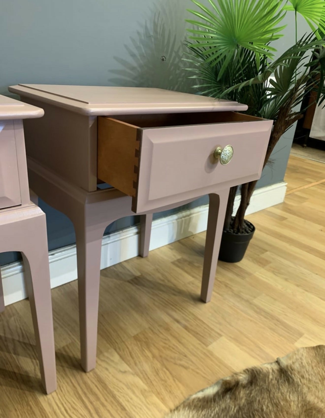 Pro spray painted Stag bedside tables Farrow & Ball ANY COLOUR