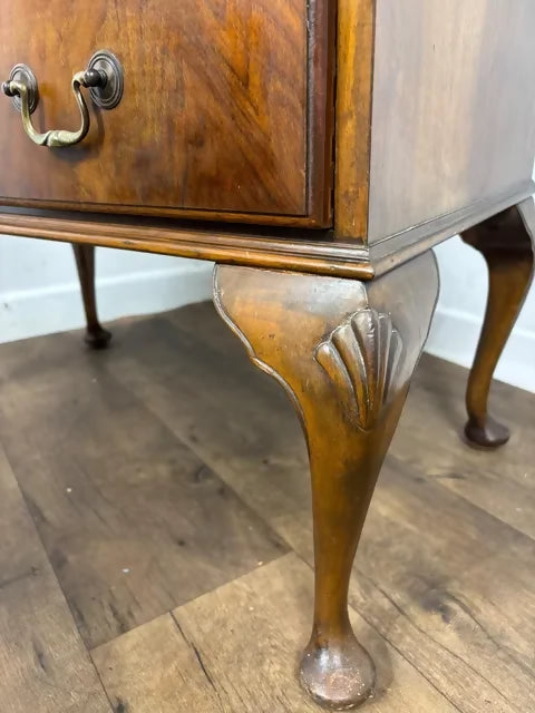 Vintage Queen Anne Style Walnut Bureau – Northampton Cabinet Company
