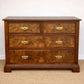 Vintage Georgian Burr Walnut Chest Of Drawers | Walnut Chest | English Country Furniture
