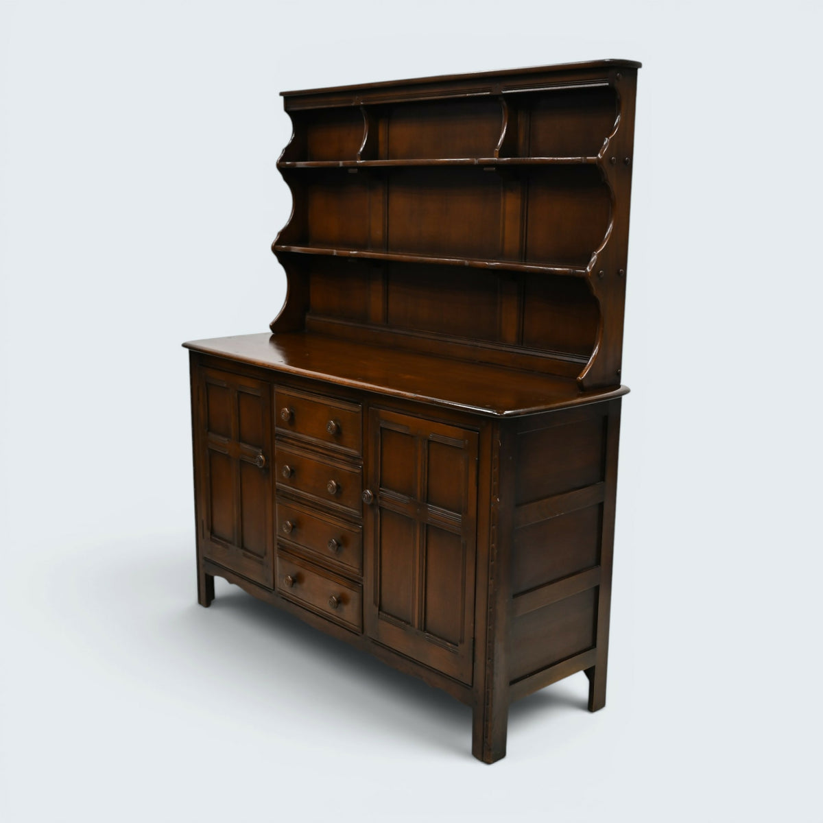 Ercol Sideboard Welsh Dresser Top 4 Drawers 2 Cupboards 282D FREE UK Delivery*