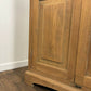 Vintage Indian Reclaimed Solid Wood Glazed Cupboard
