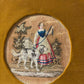 Regency Mahogany Adjustable Pole Screen