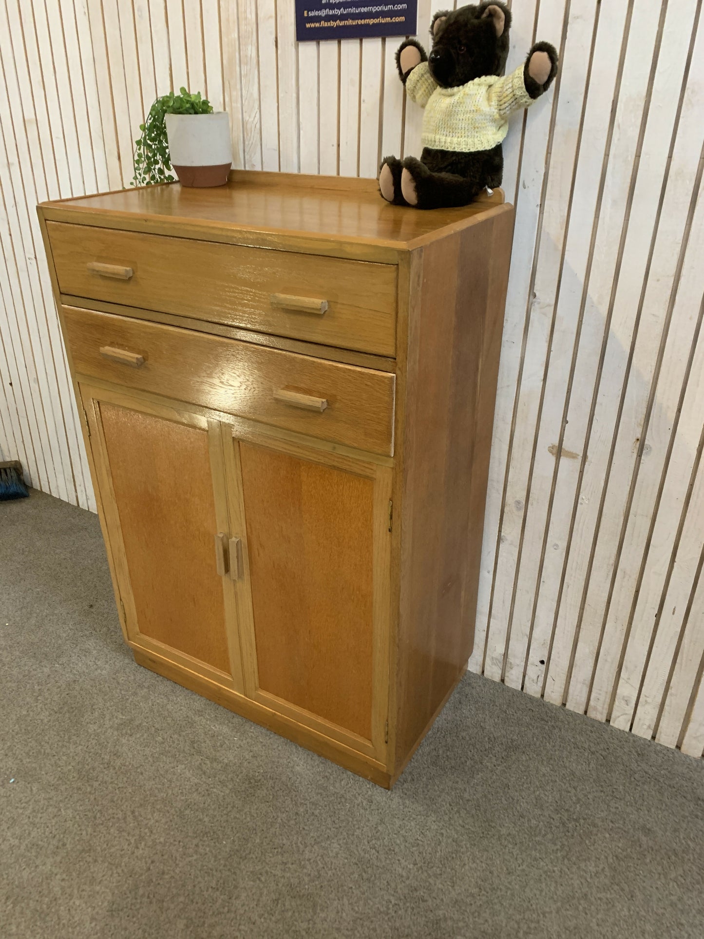 Vintage Cabinet / Sideboard – Cupboard with Drawers – Mid Century Style