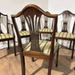 Set of Six Reproduction Mahogany Dining Chairs