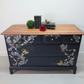 Stag minstrel chest of drawers in navy blue
