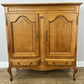 Cabinet Vintage French Louis XIV Style Sideboard Oak Carved Cupboard LOT 6268