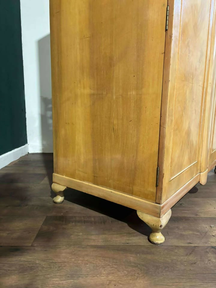 Vintage Walnut Gents Fitted Wardrobe