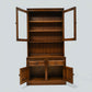 Ercol Mural Wall Unit Display Cabinet Glass Doors Golden Dawn FREE UK Delivery