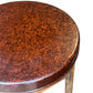 Art Deco Elm and Bakelite circular occasional table