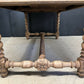 French Bleached Oak Carved Writing Desk