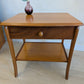Mid Century Teak Side Table with Drawer & Shelf by Sutcliffe