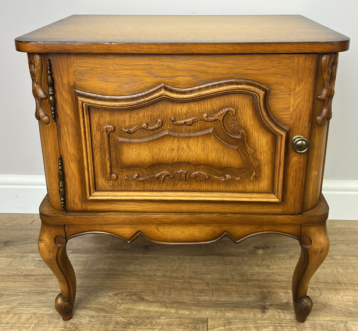 Pair of Bedside Tables Vintage French Louis XVI Nightstands Cabinets LOT 6392