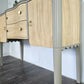 Vintage Sideboard with Wavy Trim and Bobbin Details
