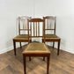 Edwardian Set of Three Mahogany Bedroom Chairs