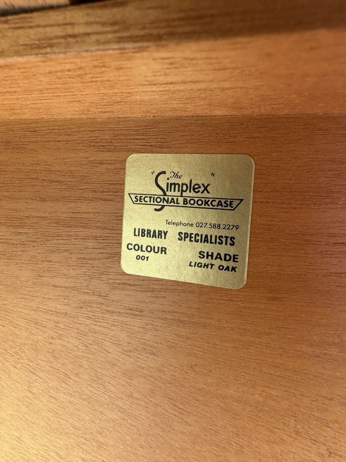 Vintage ‘Simplex’ Mid Century Bookcase Display Specimen Collectors 60s Cabinet