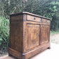Antique Victorian Burle Walnut Veneer Chiffonier Dresser Server Buffet Sideboard