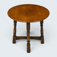Old Charm Style Round Side Coffee Table Vintage Solid Oak FREE UK Delivery