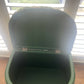 Green ottoman seat. Small. Bijou. Beautiful midgreen, matching fabric
