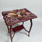 Vintage side table , lamp table , console table Art