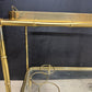 French Brass Faux Bamboo Cocktail Trolley