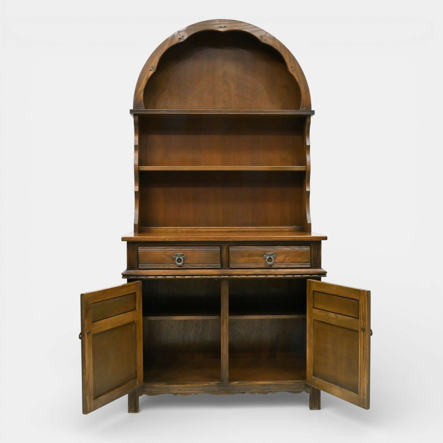 Old Charm Oak Dutch Dresser 2 Drawer 2 Door Dome Top 2 Piece FREE UK Delivery*. SBR11077/2210E