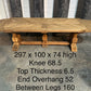 Large 3 Meter French Oak Farmhouse Dining Table