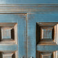 Vintage Blue Sideboard / Indian Sideboard / Long Sideboard / Upcycled Cabinet