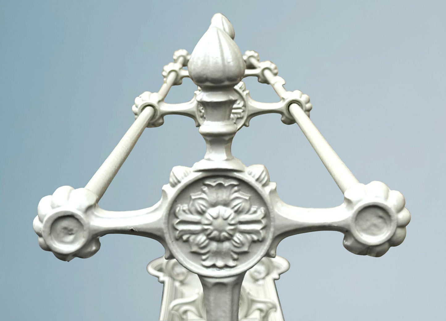 A Large Antique French Cast Iron Umbrella / Stick Stand