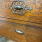 Vintage Oak Bedroom Chest of Three Drawers