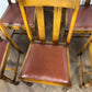 Vintage Set Of Six Oak Dining Chairs