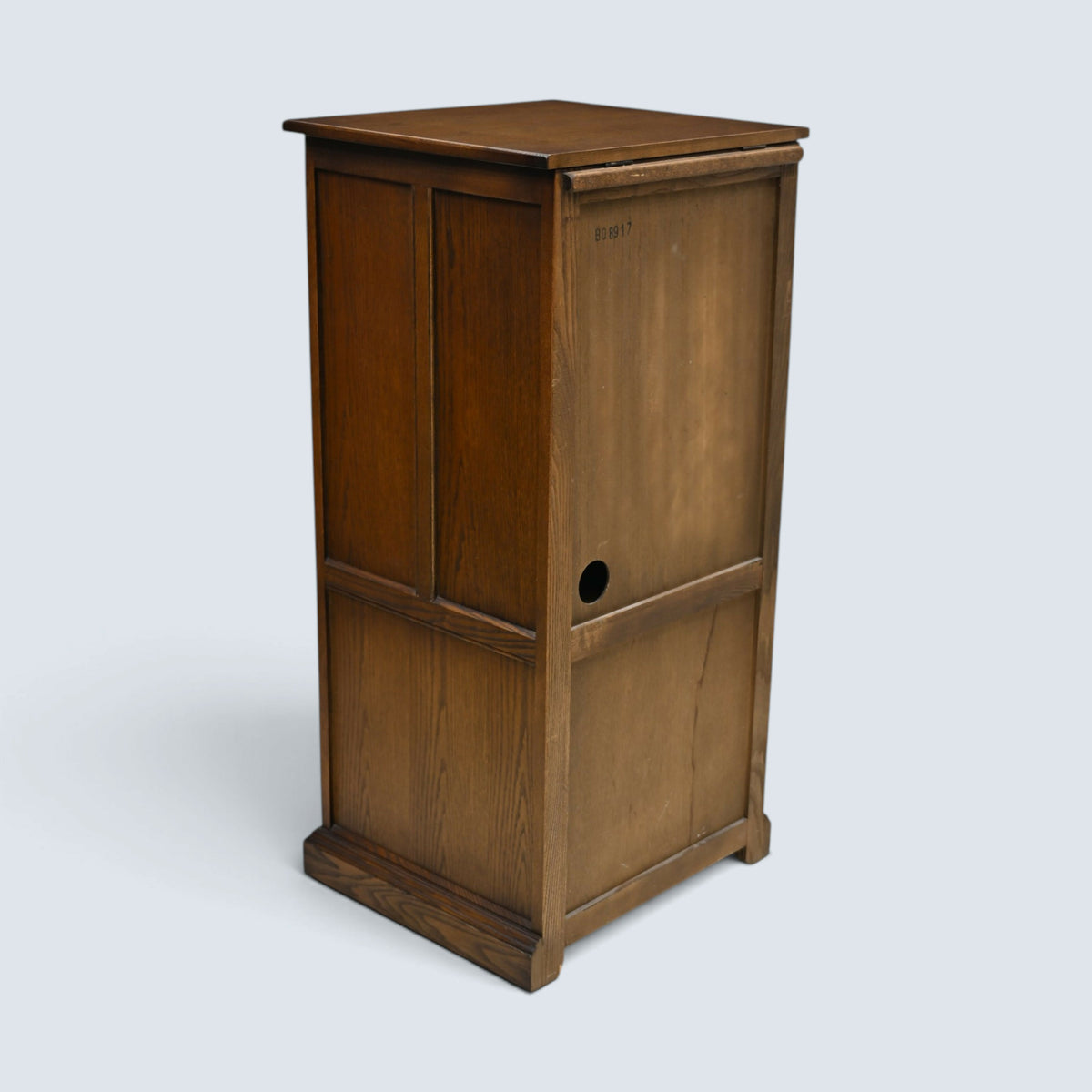 Old Charm Hi Fi/Record Cabinet 3 Adjustable Shelves Light Oak FREE UK Delivery*