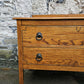 Vintage Oak Chest Of Drawers: Tallboy Cabinet Two Drawer