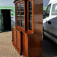 Georgian Mahogany Breakfront Library Bookcase, Adjustable Shelves. 2 Keys