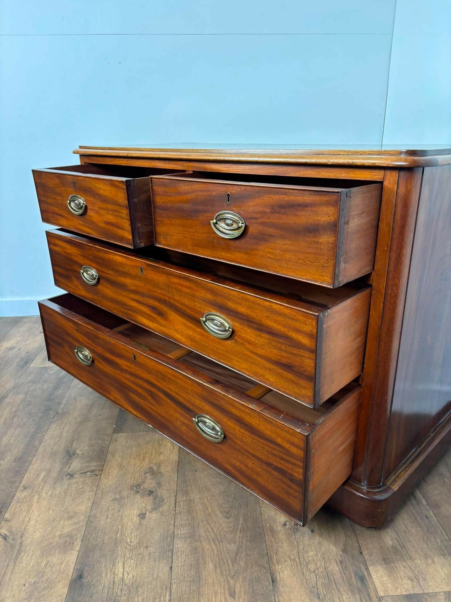 Victorian Mahogany Chest of Four Drawers