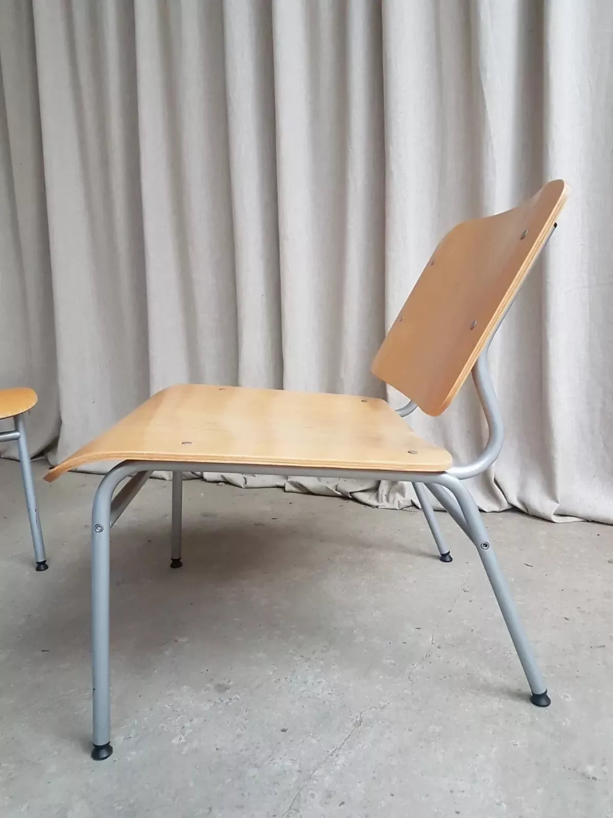 Vintage Late Mid Century Pair Of IKEA Lounge Chairs Scandi By Jonas Karlsson R432