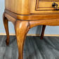 Bedside Table Vintage French Louis XVI Nightstand 2 Drawers Cabinet LOT 3586
